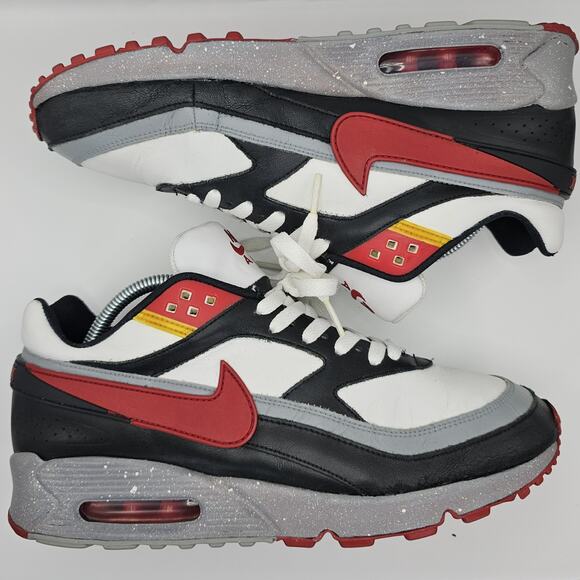 Custom 2007 Nike Air Max BW 90 Hybrid Black White Camel Mens 10 Sneakers - Picture 10 of 14